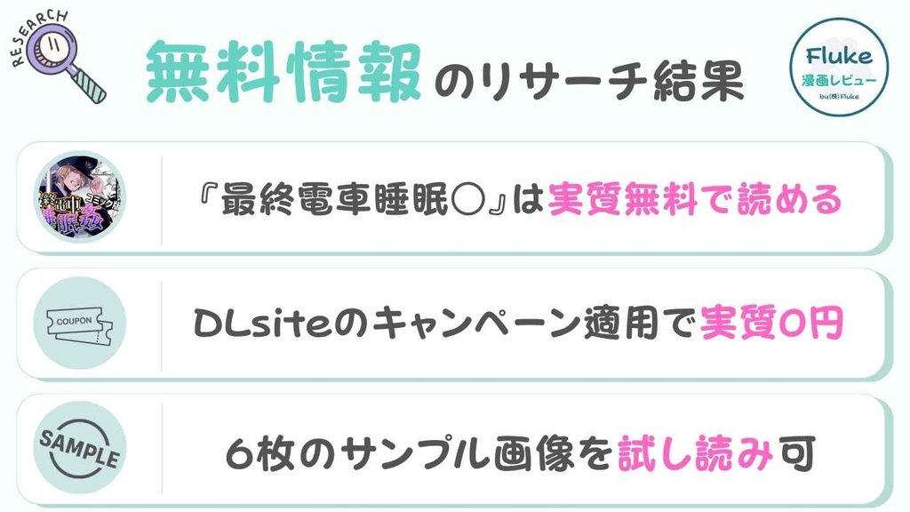 無料情報のリサーチ結果