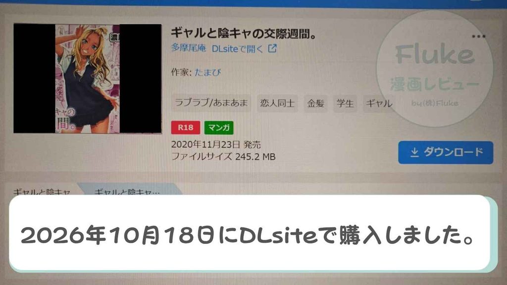 ギャルと陰キャの交際週間。　購入証明